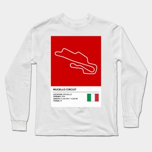 Mugello Circuit [info] Long Sleeve T-Shirt